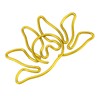 100pcs Shaped Paper Clips Flower Shape Metal Portable Office Clips
