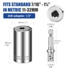 Universal Socket Set (11-32mm 7-19mm) Super Socket for Unscrew Any