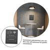 Zerodeko Acrylic WiFi Password Sign for Guests Unfinished Stylish WiFi