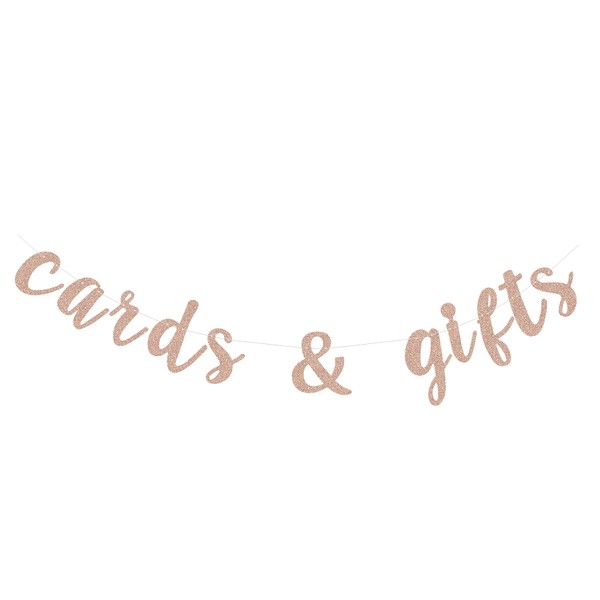 Cards & Gifts Banner Candy Bar Reception Dessert Table Bunting