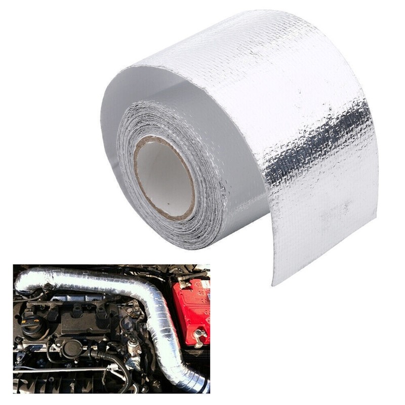 Geartronics 2" x 16' Adhesive Exhaust Header Pipe Wrap Heat