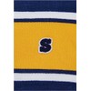 Urban Classics Unisex Scarf, Spaceblue/California ayellow/white