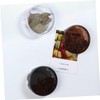 GRIRIW 4Pcs Magnetic Spice Jars Design Round Seasoning Storage Container