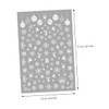 Beavorty 4sheet Christmas Nail Stickers Snowflake Nail Decals Easy to