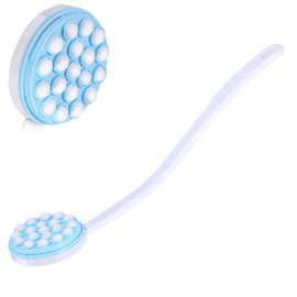 Back Lotion Applicator and Massager, Handheld Self Moisturizer Cream Lotion Applicator, Body Leg Bath Lotion Applicator for Back Brush Massager Massaging Tool