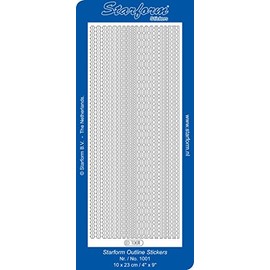 Deco Stickers - Assorted Lines - White