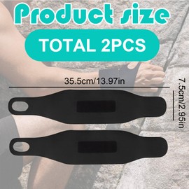 EULAPGOE Wrist Bandages - Pack of 2 Wrist Supports, Fitness Bandages for Sports and Fitness, Perfect for Housework, Black