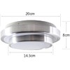 ZHMA LED Flush Mount Ceiling Light,12W, 20 * 20 *