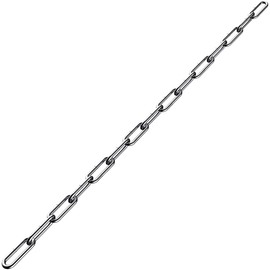 Stainless Steel Chain, Lsqurel 6.5ft Metal Chain Link Chain Small 1/8in Light Duty Chain Utility Chain Jack Chain for Home Outdoor Camping Hanging etc (1/8in-6.5ft)