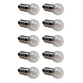 Sci-Supply LC20506C E10 Miniature Lamps or Light Bulbs, 3.8V 0.2A (Pack of 10)