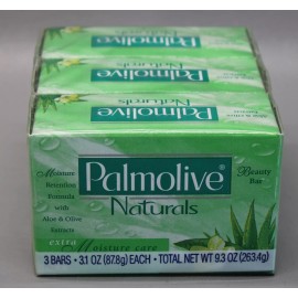 Palmolive NOS Lot Palmolive Naturals Soap 3.1 oz  Bars Sealed Pack of 3 New Old Stock