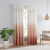 Vue Arashi Modern Boho Decorative Ombre Rod Pocket Window Curtain