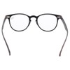 Eyekepper 4-Pack Runde Voll Coverage Ultradünnes Flex-Rahmen Lesebrille Leser Schwarz