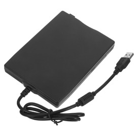 Gadpiparty External USB Floppy Disk Drive for Notebook and Desktop Portable 3.5 Inch Disk Reader with Multi-File Support for Computer Use