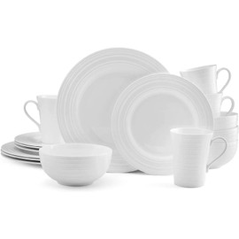 Mikasa 5224193 Ciara 16-Piece Dinnerware Set, Service for 4