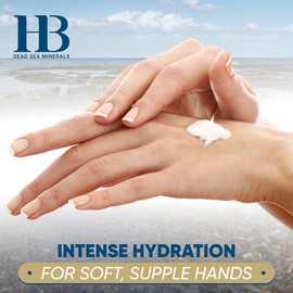 HB DEAD SEA MINERALS MultiVitamin Hand & Nail Cream Skin Protection & Nourishment - Nail Strengthening Cream, Nail Nurishment Handcream, Nail Repair Cream 3.4oz