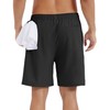 Aoyoting Men's Stretch Waist Casual Shorts-7" Quick Dry Running Athletic