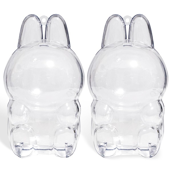 2 Pack Protective Case for Lab 15cm Sitting Doll, Clear