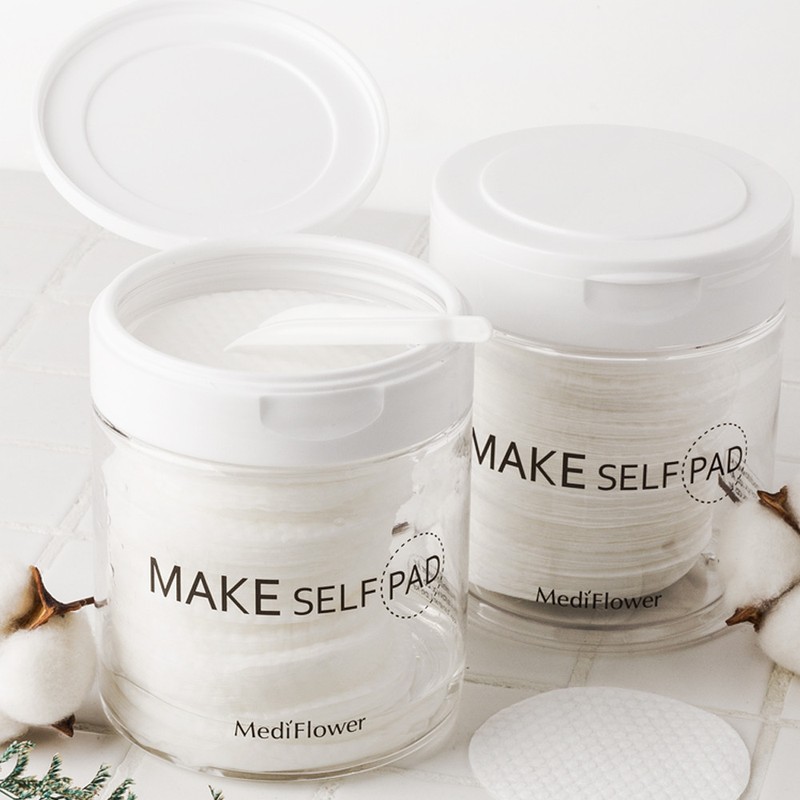 Mediflower [Mediflower] Make self-pad cotton pad, 100 sheets + refill,