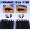 TOOCHUNAG Eyelash Extension Kit Fluffy Volume Lash Clusters Kit 14-20mm