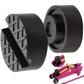 Car Jack Rubber Pad, Pack of 2 Axle Stands Rubber Block, Jack Pads, Rubber Pad Jack Pads, Rubber Pad Axle Stand Car for Trolley Jack and Lifting Platforms
