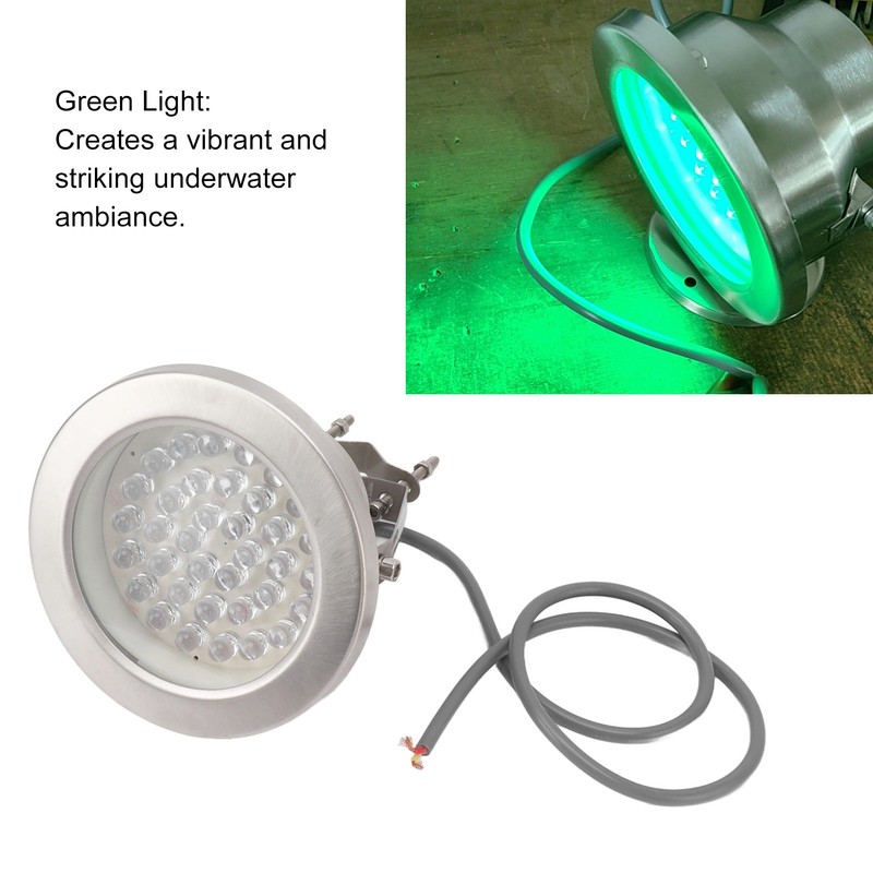 Fountain Lights 5W 24V LED Submersible Lights Green Lighting 36