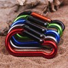 munkees 2-Pack 8-Shaped Carabiner Clips Keychain, Spring Snap Caribeener, Aluminum