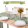 Abnaok Set of 4 Table Runners Green 90 x 300