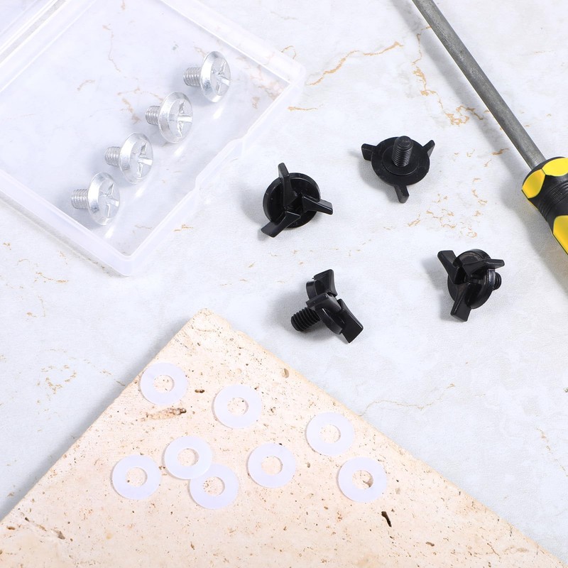 8 Pcs Motorcycle Helmet Visor Screws,Replacement Screw,Helmet Hardware Kit with