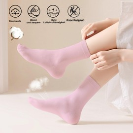 Sunia Funny Socks Gifts for Women, Non-Slip Socks Women, Mother's Day Gifts for Mum, Gifts for Mum, Grandma, Birthday Gift for Mum, Mother's Day Gift, Cotton Socks Gifts 37-45, Pink - Mom 2