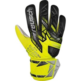 Roish reusch Attract Solid Junior Soccer Keeper Gloves Keite 25SS (5562515-2014) 2014 Safety Yellow, 5 Sizes