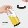 12 PACK, 16 OZ Glass Juice Bottles with Airtight Lids,