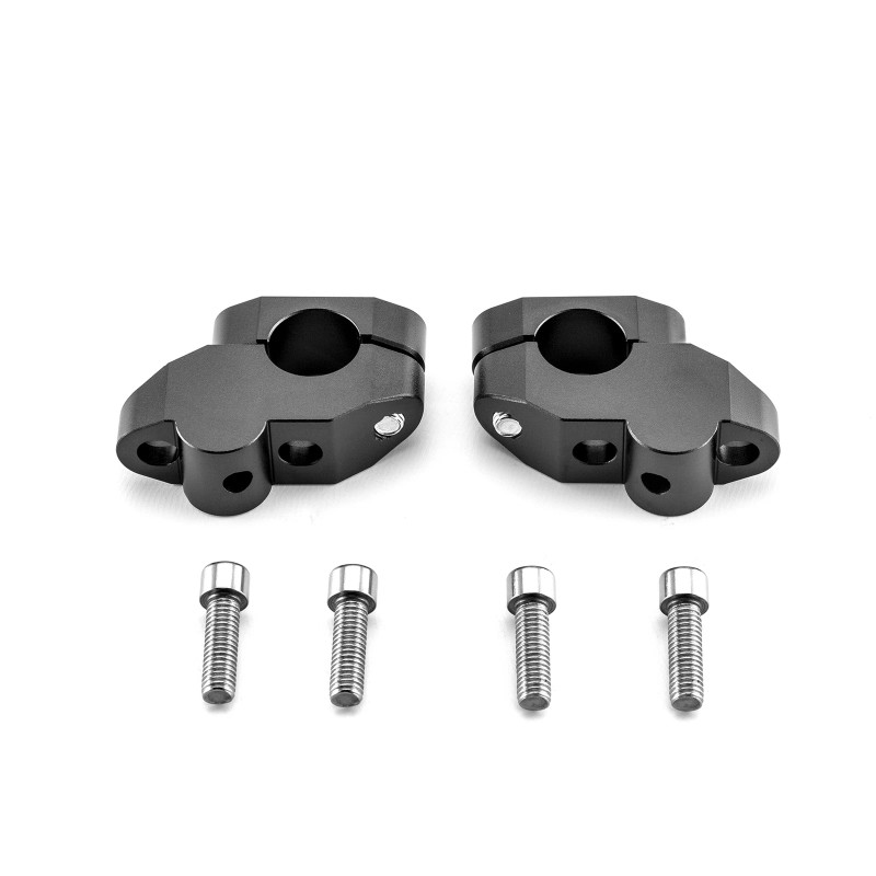 CB Black Handlebar Riser 7/8" Bars 26mm Height Pullback For