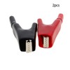 Heyiarbeit 2Pcs 50A Heavy-Duty Insulated Alligator Clips Battery Electrical Test