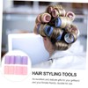 FOMIYES 16Pcs Self Grip Hair Rollers for Home and Salon