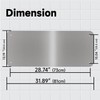 AIKE Durable Stainless Steel Hand Dryer Wall Splash Guard Backsplash