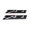 Unbranded 2x Gloss Black Z71 Fender Emblem Badge For 2019