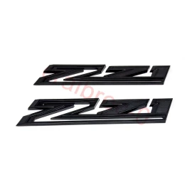 Unbranded 2x Gloss Black Z71 Fender Emblem Badge For 2019 - 2023 Silverado GM OEM