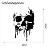 Finest Folia Skull Sticker Car Boat Motorcycle Caravan Decor K071