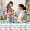 12PCS Welcome Back to School Gifts Bulk 6 Spiral Notebooks