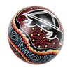 NOVICA Handmade Coconut Shell Percussion Instrument Turtlethemed from Bali Multicolor