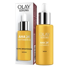 Olay AHA24 + Vitamin C Serum for the Day, with Vitamin C, AHA & Niacinamide, for Radiant and Even Skin, 40 ml