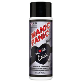 MANIC PANIC Color Depositing Conditioner - Love Color Hair Conditioner Formulated with Shea Butter, Quinoa & Vegetable Proteins - Keeps Hair Vibrant, Nourished & Refreshed - Black Kat (8oz)