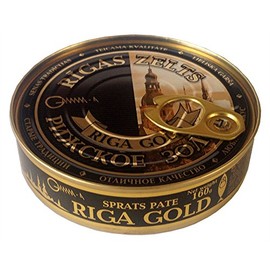 Old Riga Smoked Sprats Pate Topping 160g/5.6oz (Pack of 8)