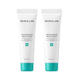 SKIN & LAB Tricica Barrier Relief Cream, 1.7 fl oz (50 ml), Set of 2, Includes Sample