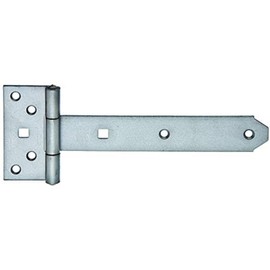 Tee Hinge with Riveted Pin Barrel: 191.5 x 34 mm / Hinge: 92 x 44 mm Material: stainless steel