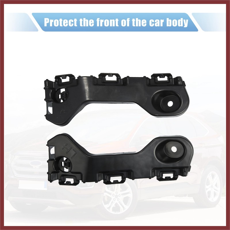 HEROFFIX 1 Pair Left and Right Side Front Bumper Mounting