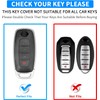 QBUC Key Fob Cover for Nissan, Car Key Fob Protector