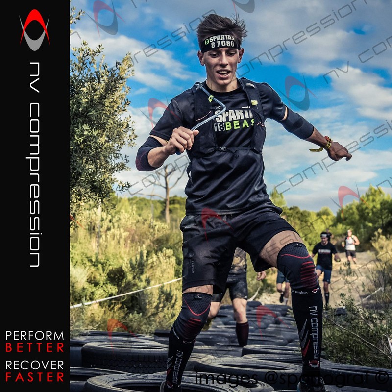 NV Compression Knee Sleeve/Support (Single or Pair) Essential Race &