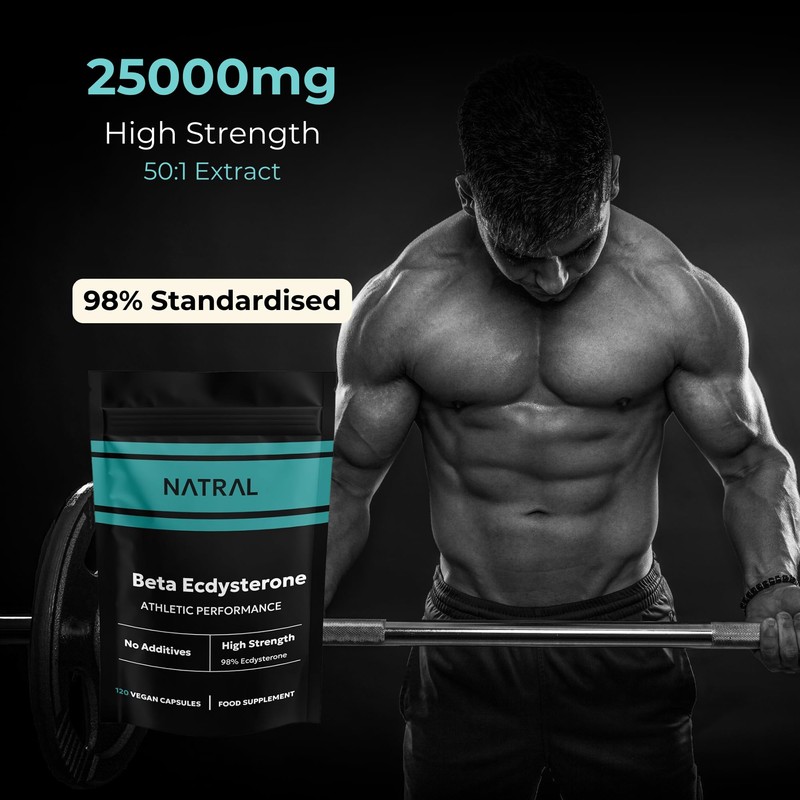 Beta Ecdysterone 120 Capsules | 98% Pure Ecdysterone Extract |